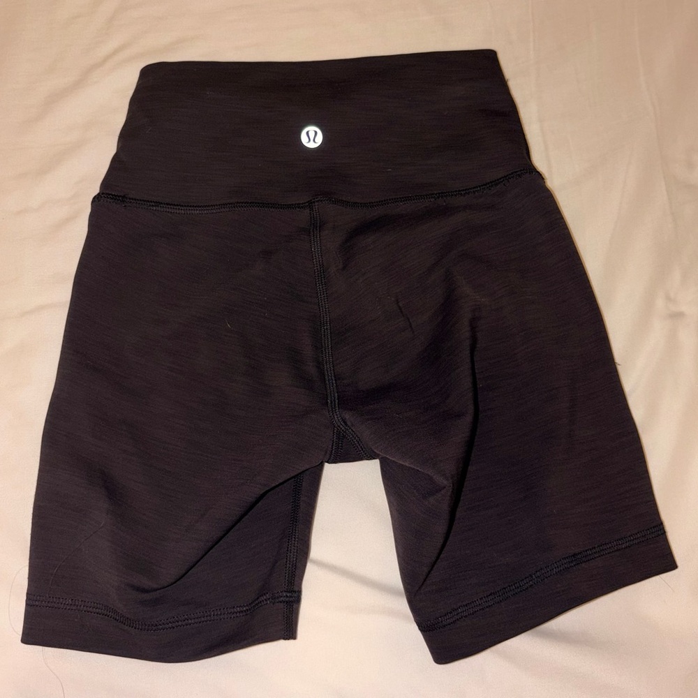 Lululemon Black High-Rise Bike Shorts